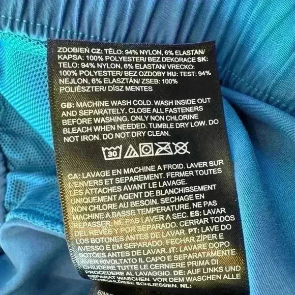 NWT, The North Face Men’s Class V Pull-On Shorts, Banff Blue, Size XL - Picture 9 of 14